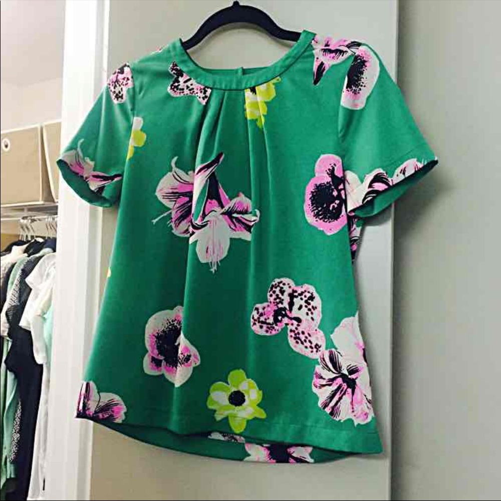 J. Crew Floral Top